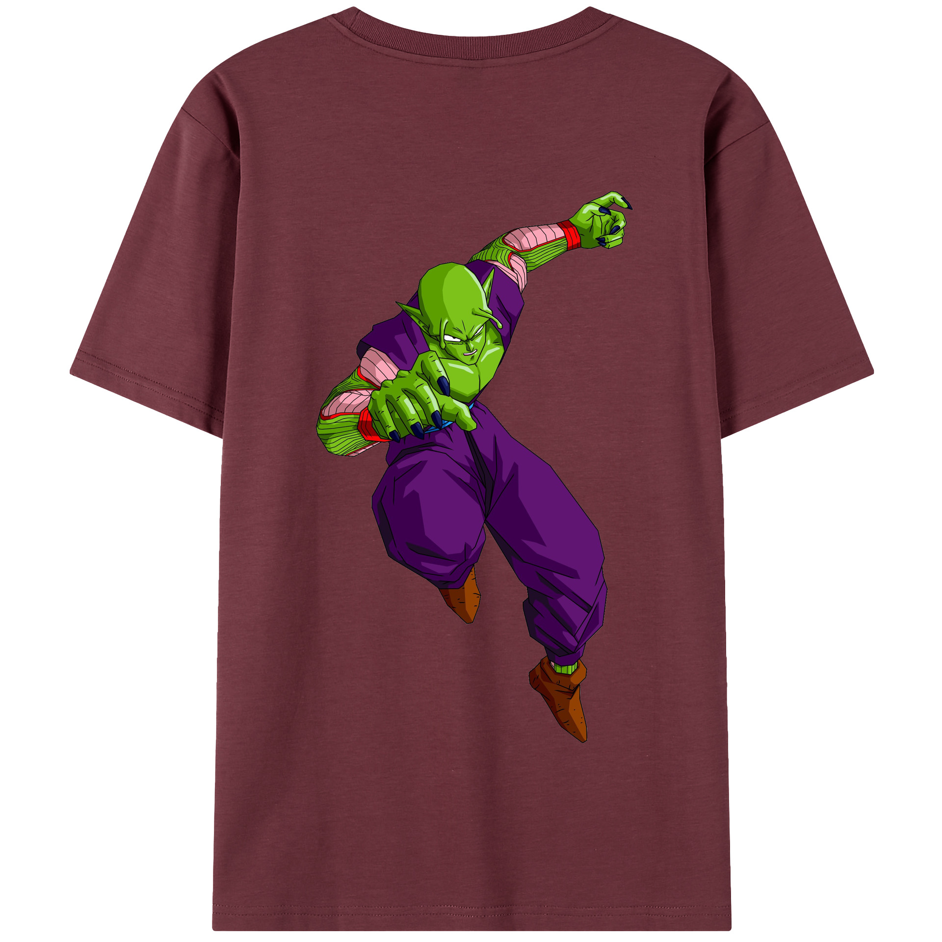 （画像用） ドラゴンボール ピッコロ DRAGON BALL Piccolo 綿100％半袖Tシャツ（背面プリント）